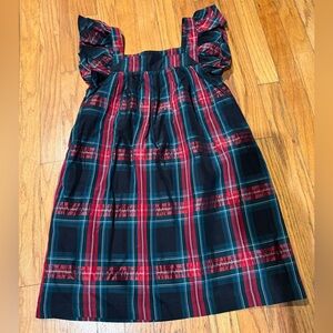 Vineyard Vines Red and Black Plaid Kids Dress